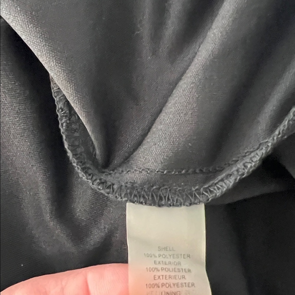 Vince Camuto Black Ruffle Sleeve Shift Dress - Picture 6 of 6
